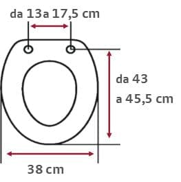 Bricocenter FAMILY WC SEAT OVAL WHITE - QUICK RELEASE - SLOW CLOSING