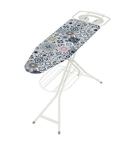 IRONING BOARD 120X40CM SIZE L - WITH BOILER HOLDER , ORGANIC COTTON LINING - STAR