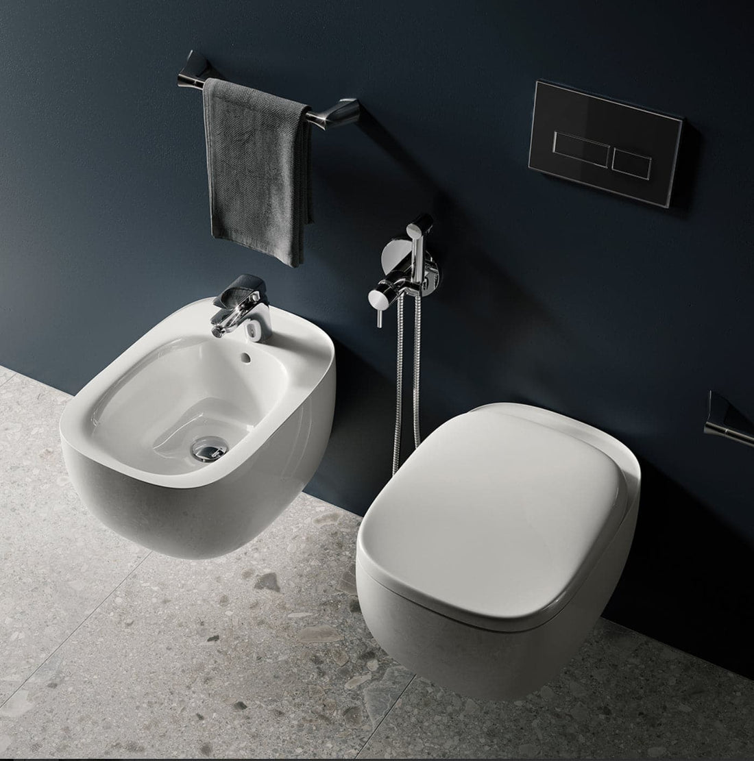 RIMLESS ILLUSION WALL-HUNG TOILET - best price from Maltashopper.com BR430008985