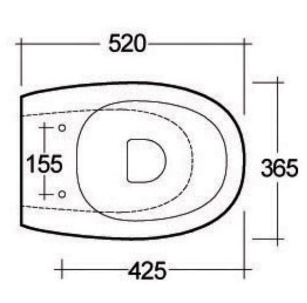 RIMLESS MORNING FLUSH TOILET
