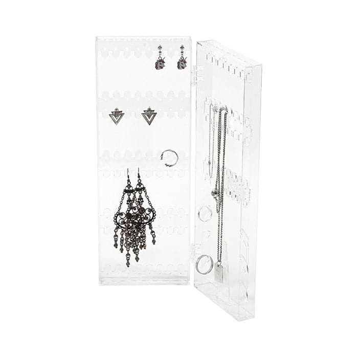 BIJOUX ORGANISER FOLDING TRANSPARENT