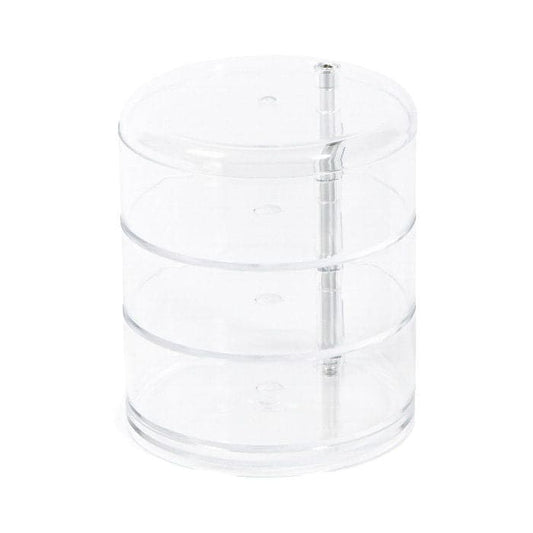 Bricocenter JEWELLERY ORGANISER ROUND 3 SHELVES D 11.5 H 13.7 CM