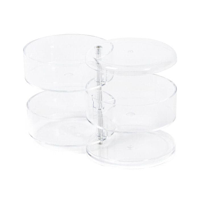 Bricocenter JEWELLERY ORGANISER ROUND 3 SHELVES D 11.5 H 13.7 CM