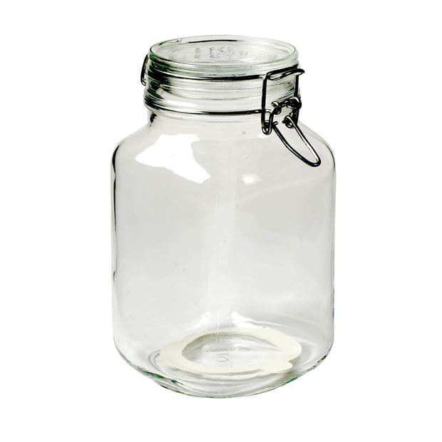 FIDO Transparent hermetic jar H 21.6 cm - Ø 12.5 cm - best price from Maltashopper.com CS162090