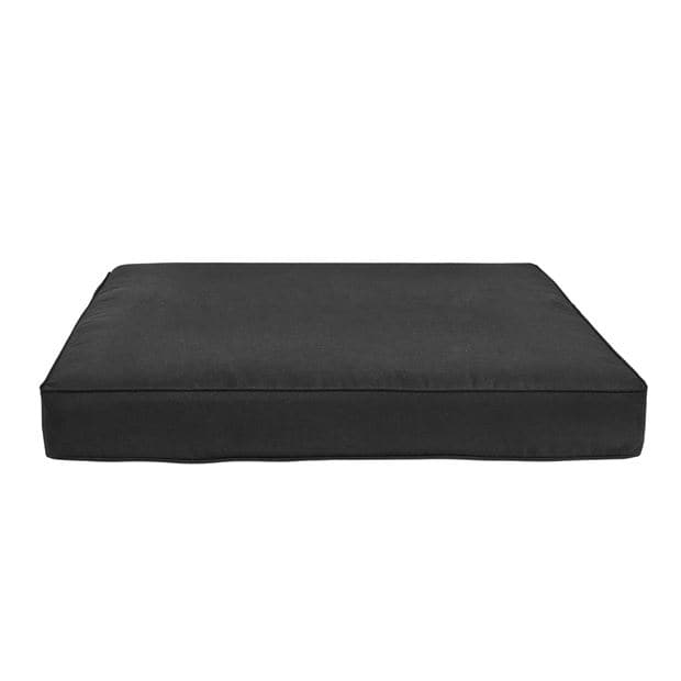 PAULETTA Black cushion W 80 x L 80 x D 12 cm - best price from Maltashopper.com CS663747