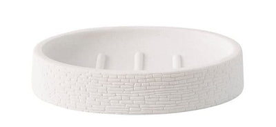 WHITE ELEGANCE White soap dish H 2,5 x W 12 x D 8 cm - best price from Maltashopper.com CS668521