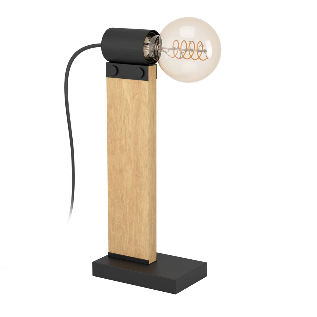 BAILRIGG METAL AND WOOD TABLE LAMP H33CM E27=40W - best price from Maltashopper.com BR420008497