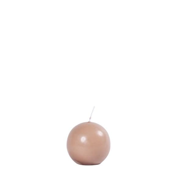 BOLA Spherical taupe candle - best price from Maltashopper.com CS660163