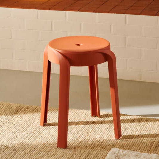 Casa KARLUS Terracotta stool, H 46 cm - Ø 43 cm