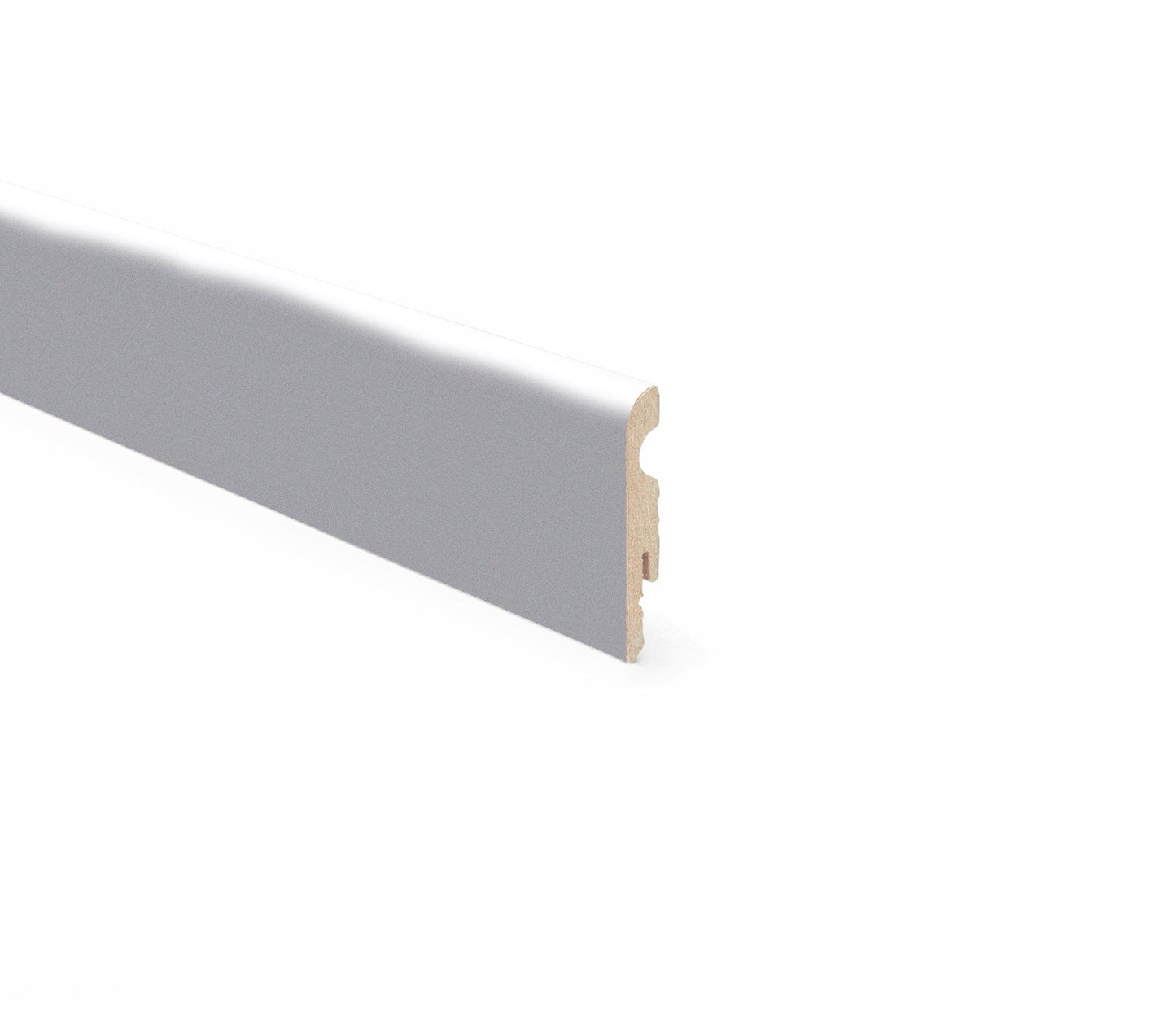 Bricocenter BATT MDF RIV MELAM 65X10X2400 ALUMINIUM