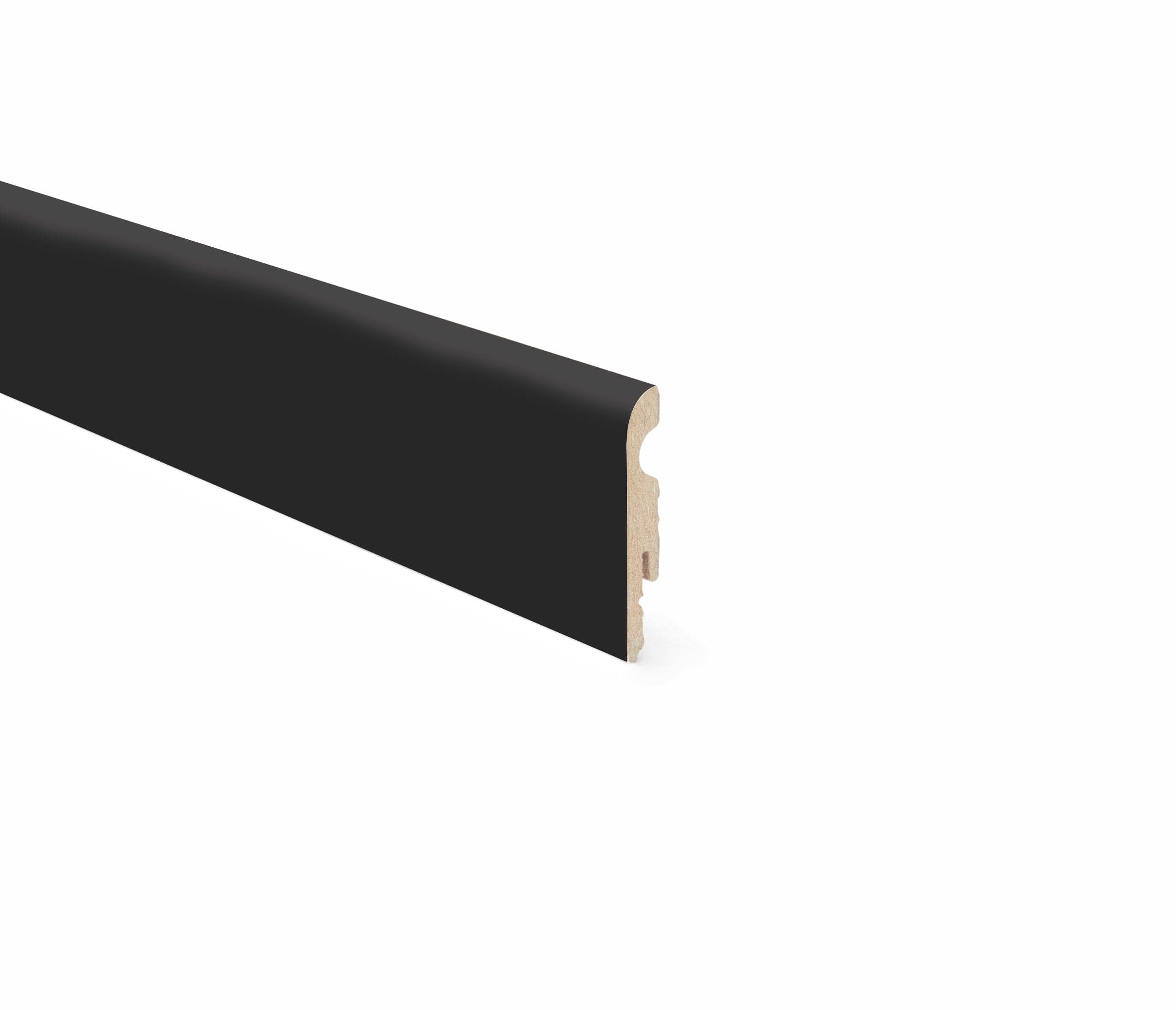 Bricocenter BATT MDF RIV MELAM 65X10X2400 BLACK