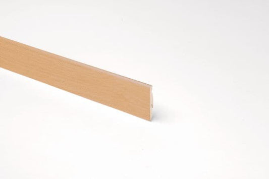 PACK 10 MDF SKIRTING BOARDS 58X14X2400 MM BEECH