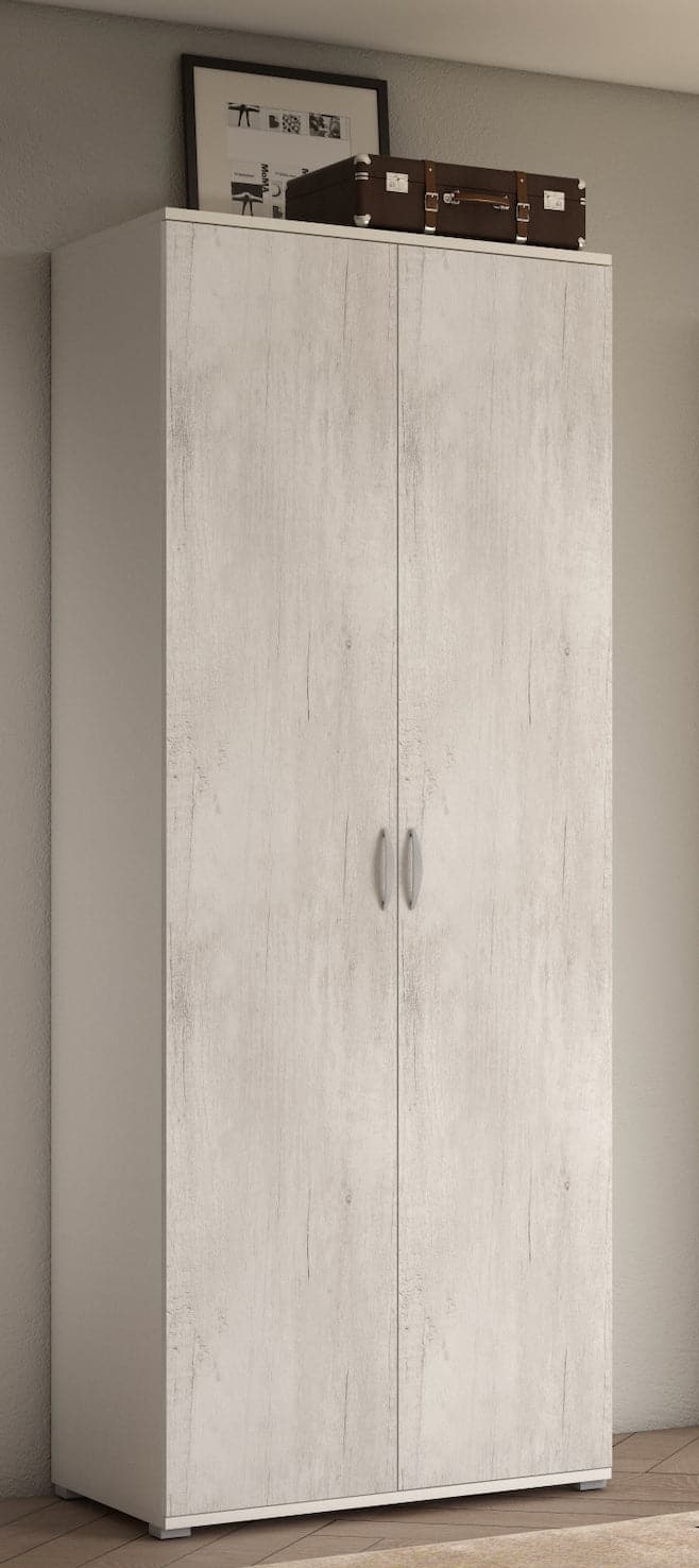 ICE OAK 2-DOOR WARDROBE 81X52X207