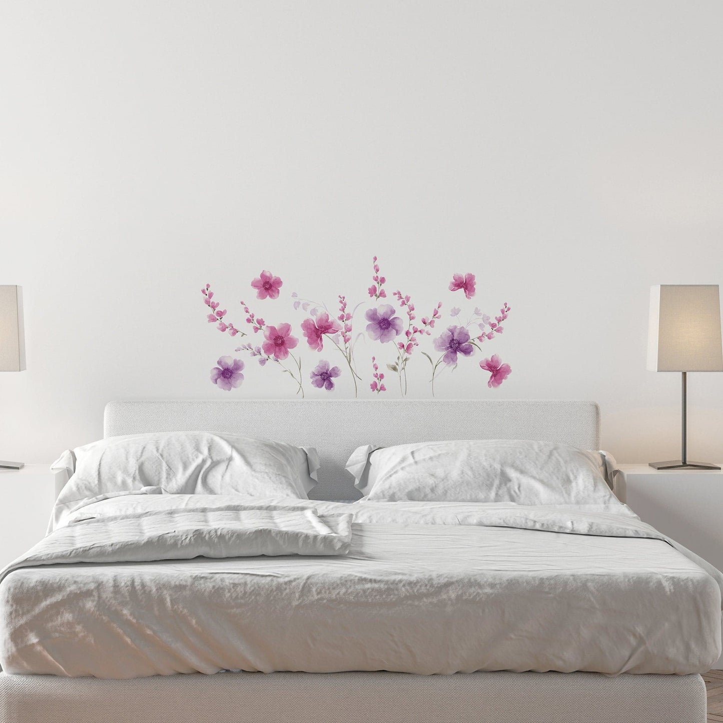 Bricocenter WALL STICKER FLOWERS VIOLET L 47.5X67