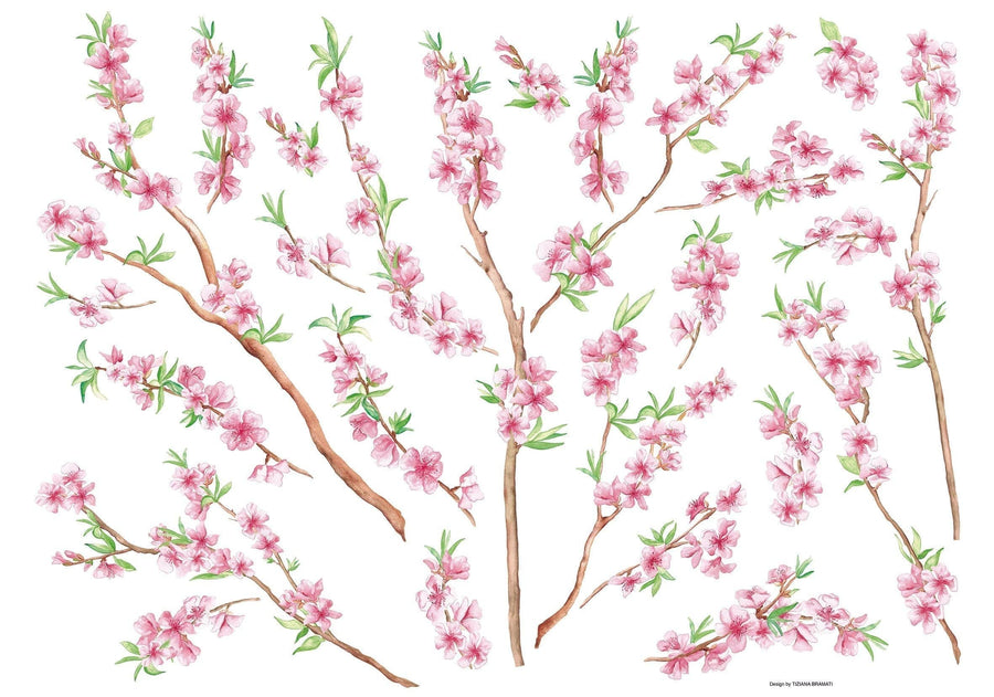 Bricocenter PEACH BLOSSOM WALL STICKER L 47.5X67