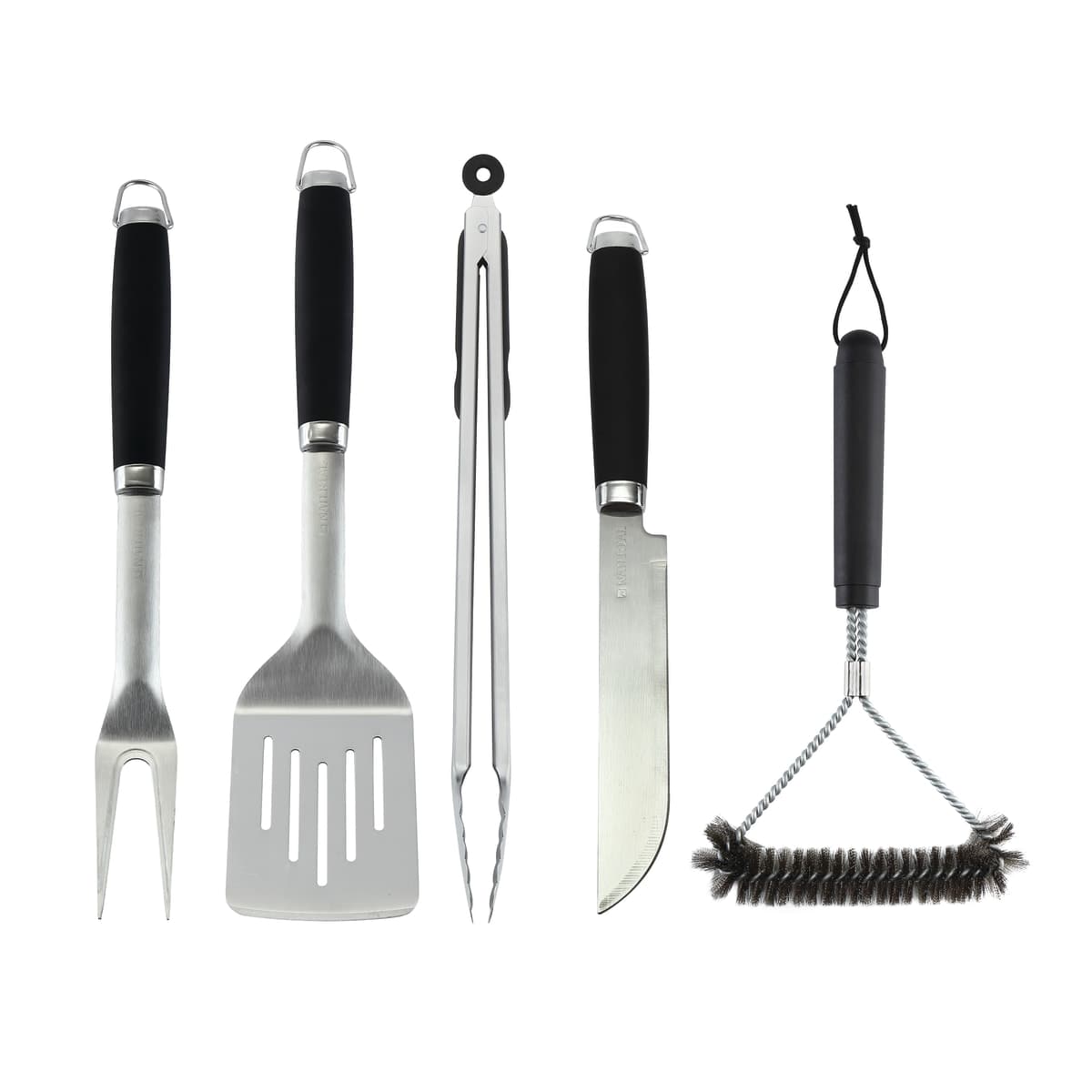 SET 5 STAINLESS STEEL BARBECUE ACCESSORIES - best price from Maltashopper.com BR500009593