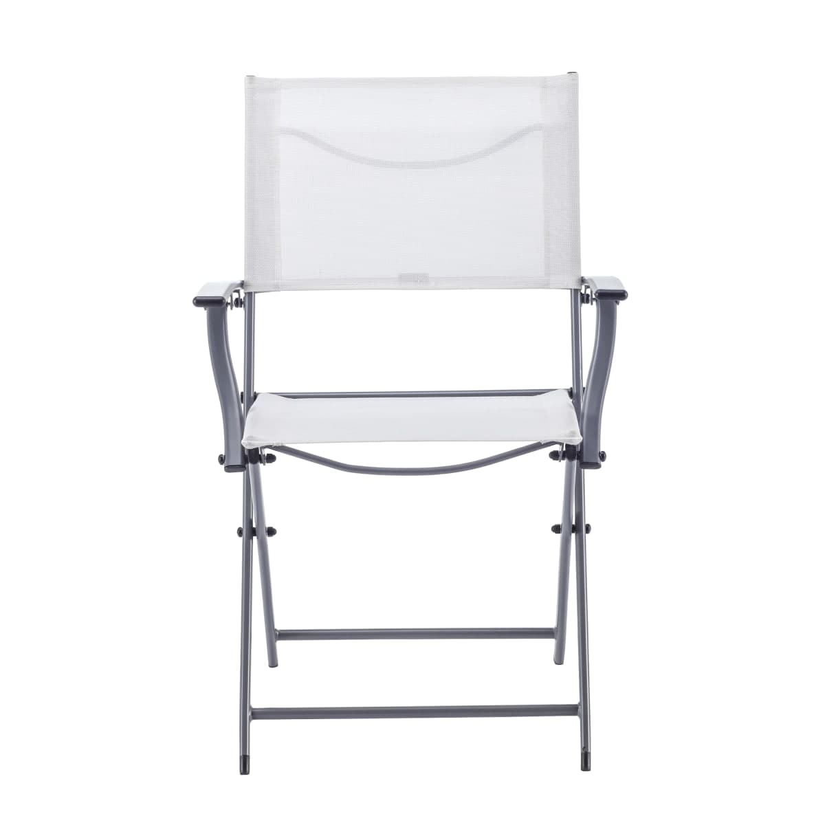 EMYS NATERIAL FOLDING STEEL CHAIR WITH ARMRESTS TEXTILENE SEAT 52X54XH83 - best price from Maltashopper.com BR500009541