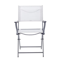 EMYS NATERIAL FOLDING STEEL CHAIR WITH ARMRESTS TEXTILENE SEAT 52X54XH83 - best price from Maltashopper.com BR500009541
