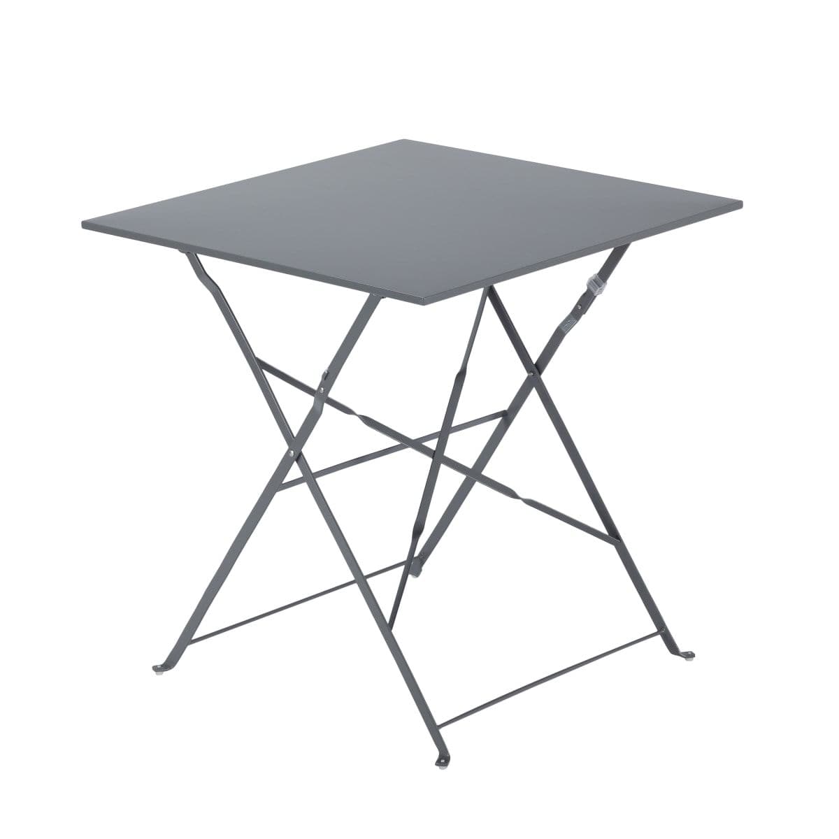 FLORA NATERIAL - Folding Table 2 seater Square Steel - 70x70xh71 - best price from Maltashopper.com BR500009512