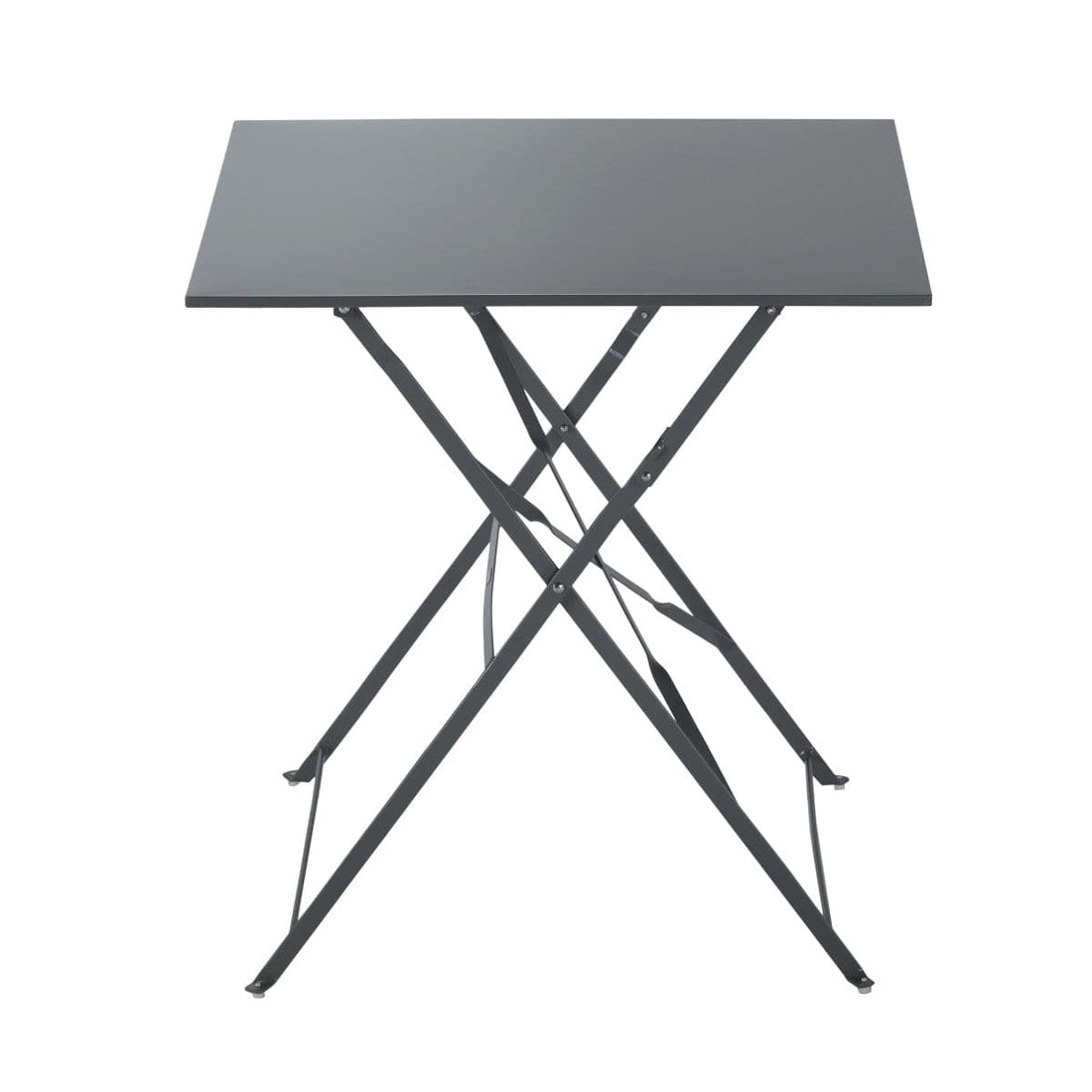 FLORA NATERIAL - Folding Table 2 seater Square Steel - 70x70xh71 - best price from Maltashopper.com BR500009512