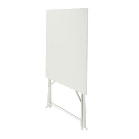Bricocenter FLORA NATERIAL FOLDING TABLE 2 PLACES SQUARE STEEL 70X70XH71