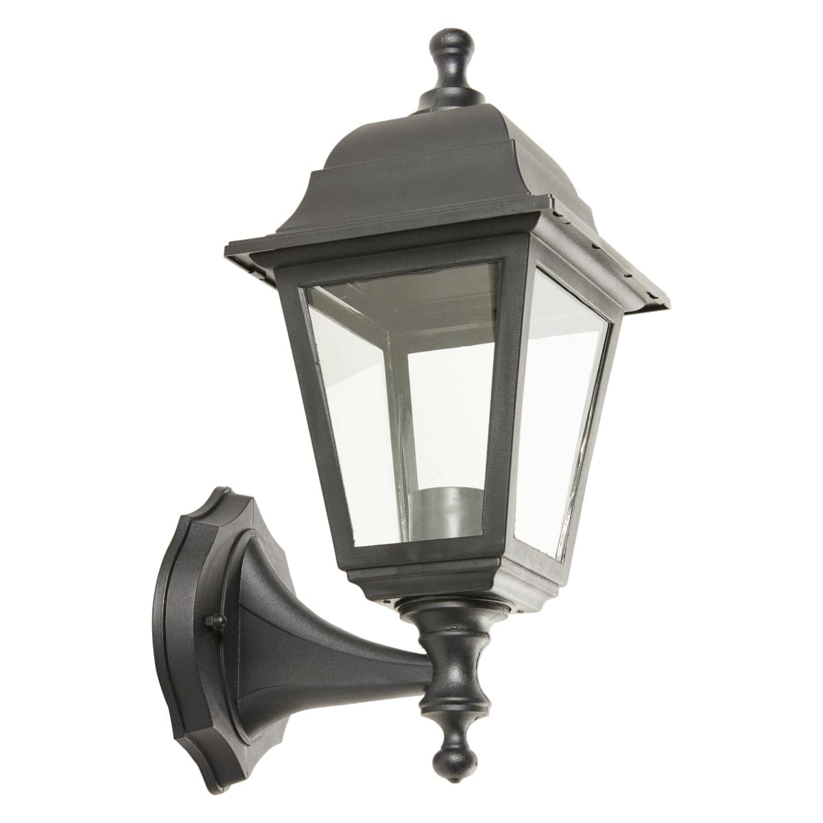 Bricocenter WALL LIGHT SIMA PLASTIC BLACK 19.5X15.3X34.5 CM E27=60W REVERSIBLE IP44