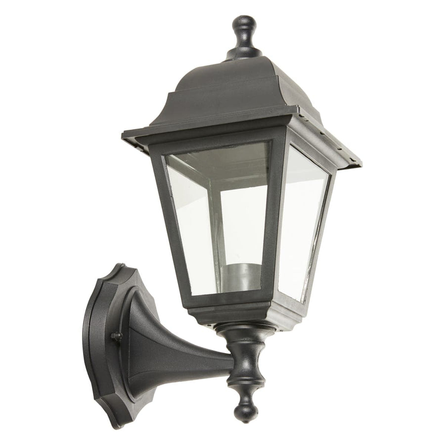 Bricocenter WALL LIGHT SIMA PLASTIC BLACK 19.5X15.3X34.5 CM E27=60W REVERSIBLE IP44