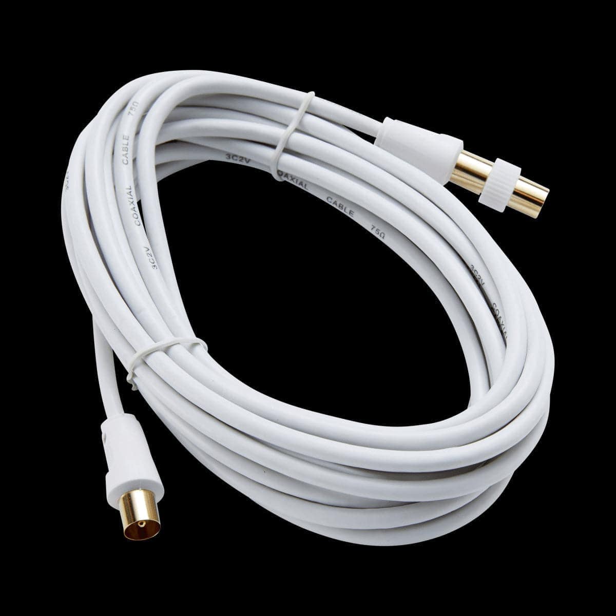 Bricocenter COAXIAL EXTENSION CABLE MALE/FEMALE 5MT WHITE EVOLOGY