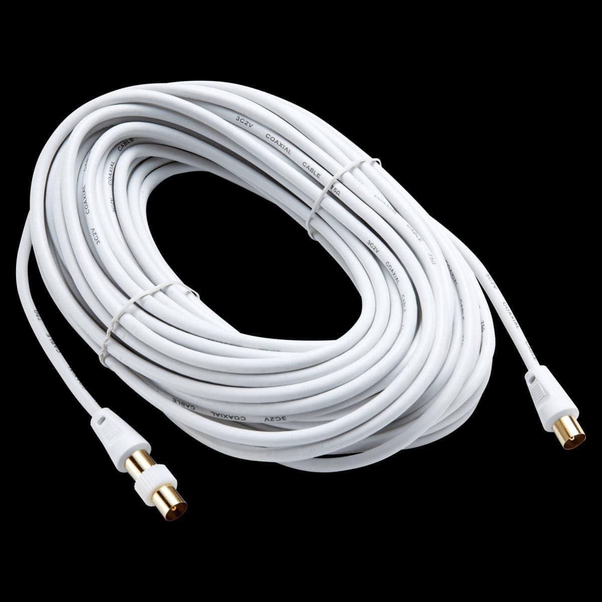 Bricocenter COAXIAL EXTENSION CABLE MALE/FEMALE 20MT WHITE EVOLOGY