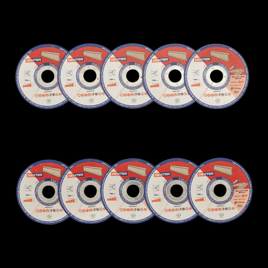 Bricocenter DEXTER MULTI-MATERIAL ABRASIVE DISC 115X1 10 PIECES