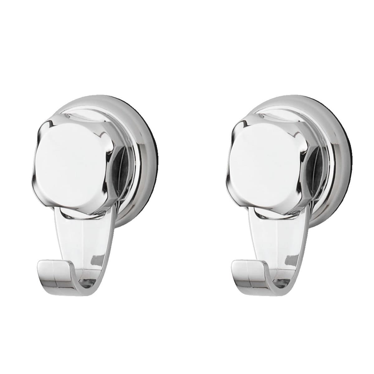 DOUBLE SUCTION CUP HANGER BEST LOCK CHROME