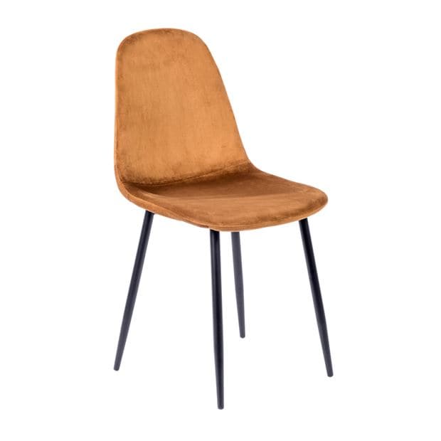 SILKE Table chair caramel H 86.5 x W 44 x L 52 x D 52 cm - best price from Maltashopper.com CS658427