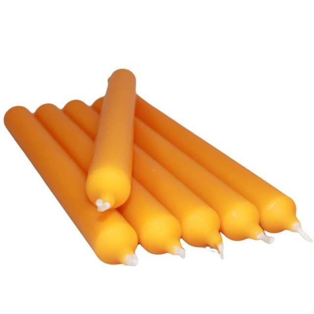 5x Bright Orange Dinner Candles Bulk (100) - best price from Maltashopper.com DCBULK-13