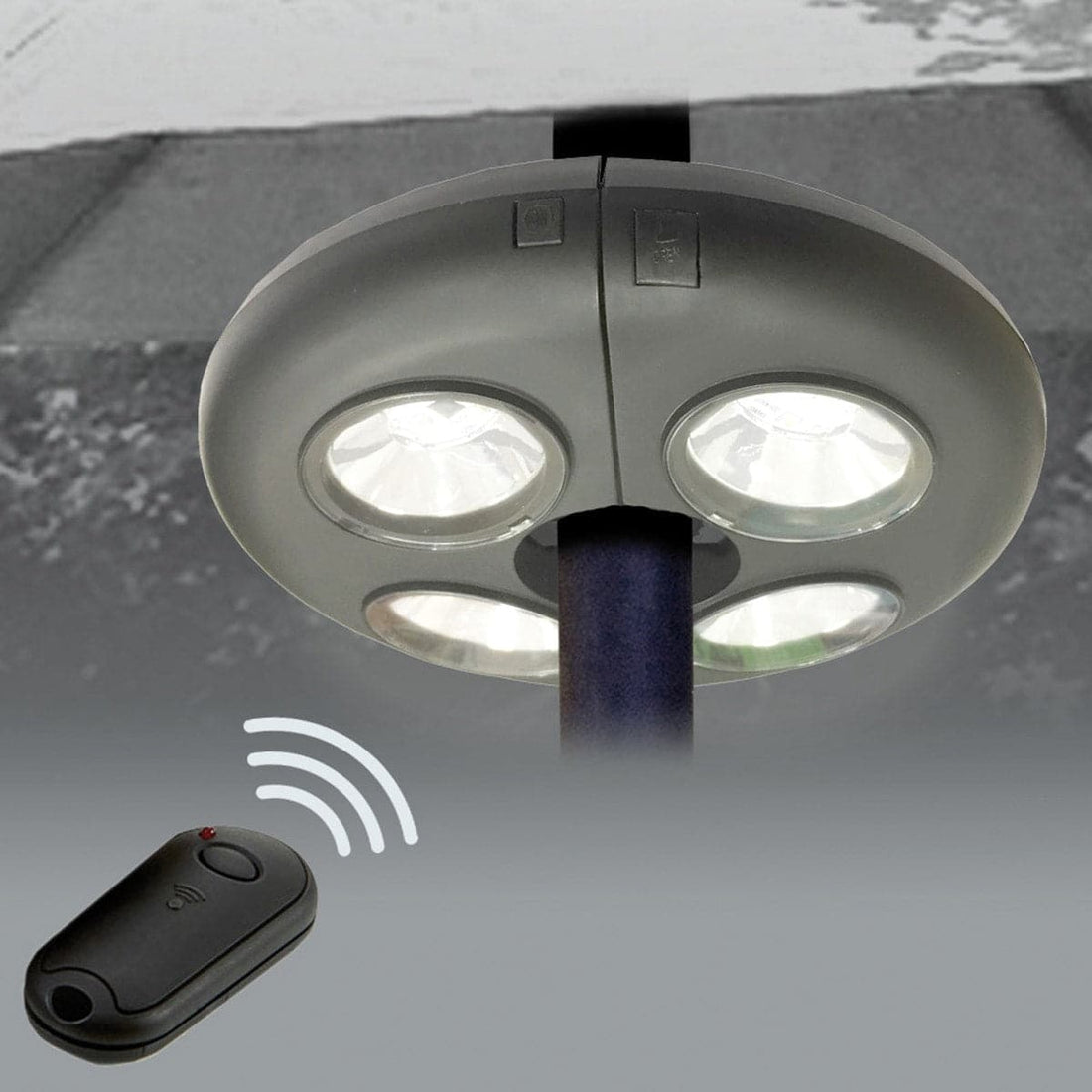 UFO LED PARASOL LIGHT 2,2W COLD LIGHT BATTERY OPERATED WITH REMOTE CONTROL - best price from Maltashopper.com BR420005487