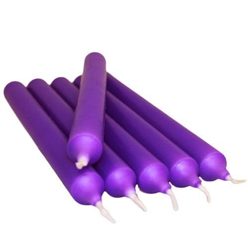 5x Lilac Dinner Candles (100) - best price from Maltashopper.com DCBULK-29