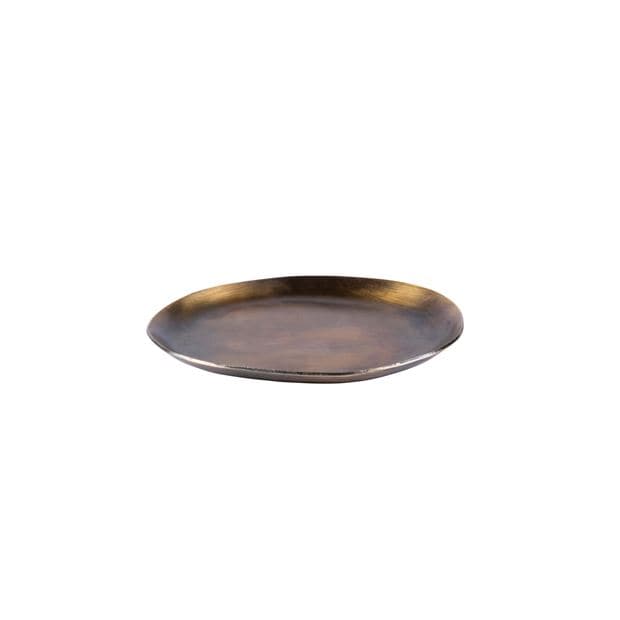 OVALS Gilded serving plate - best price from Maltashopper.com CS640171