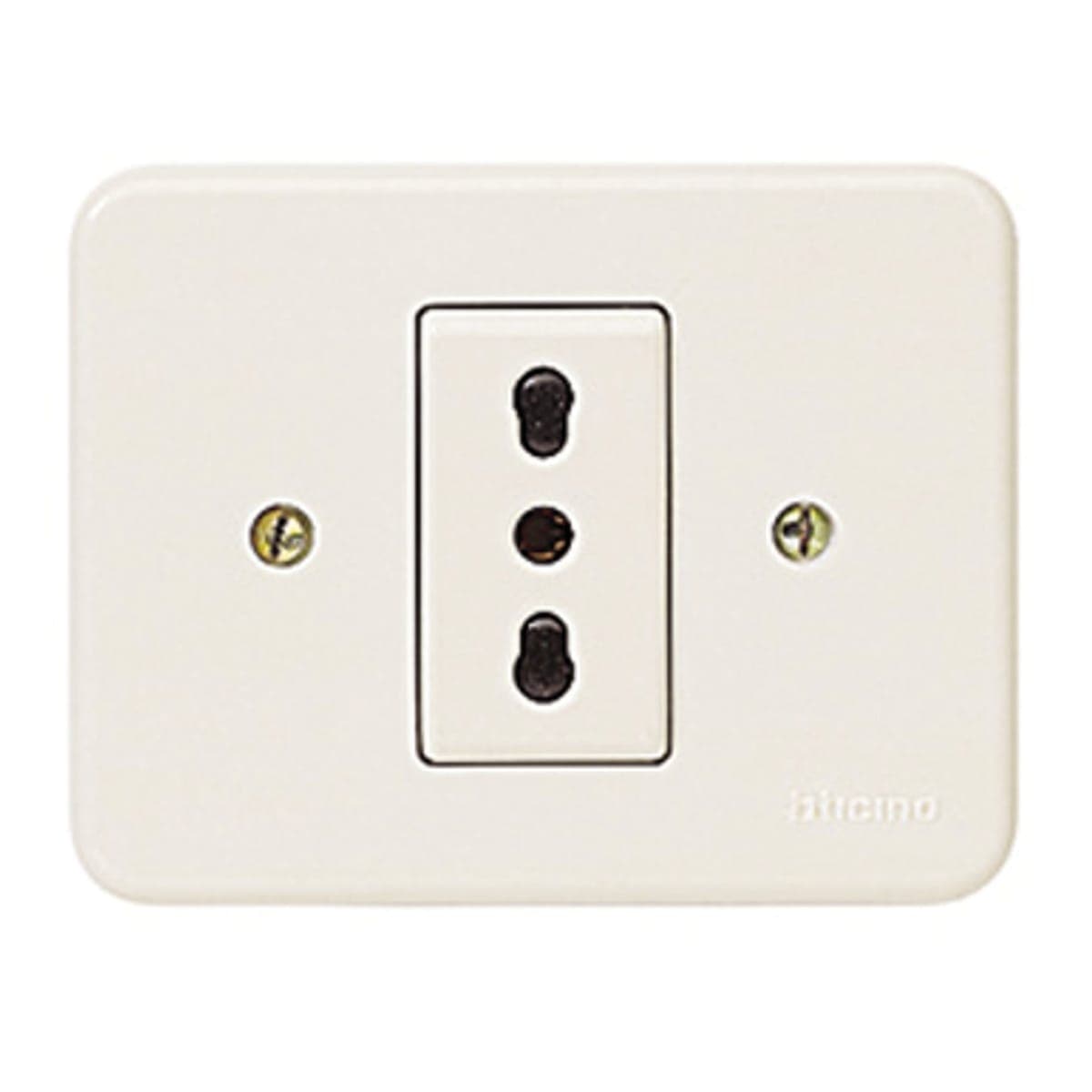 DOMINO TWO-PIN 10/16A MONOBLOC SOCKET - best price from Maltashopper.com BR420100021