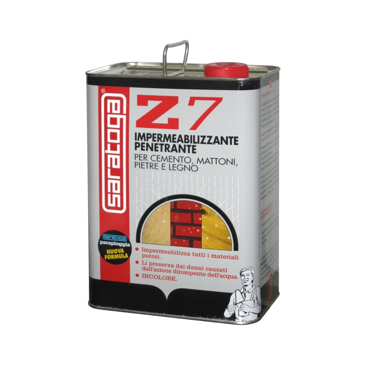 COLOURLESS PENETRATING WATERPROOFING AGENT Z7 1LT - best price from Maltashopper.com BR470420067