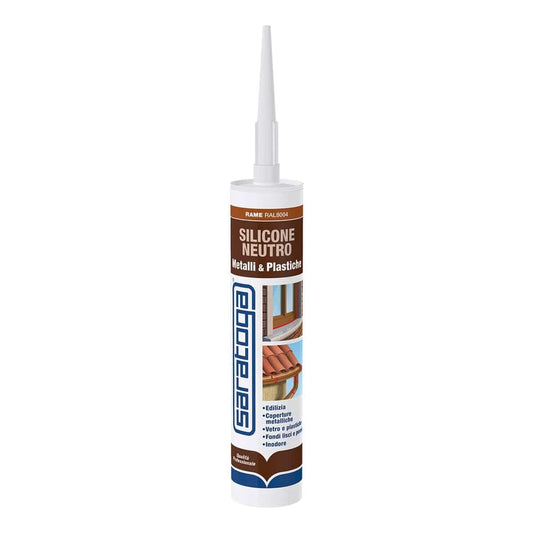 Bricocenter SILICONE FOR EXTERNAL METAL COPPER 280ML