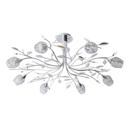 SPOTLIGHT ADRIANA METAL CHROME D95 8XG4=200W - best price from Maltashopper.com BR420005796
