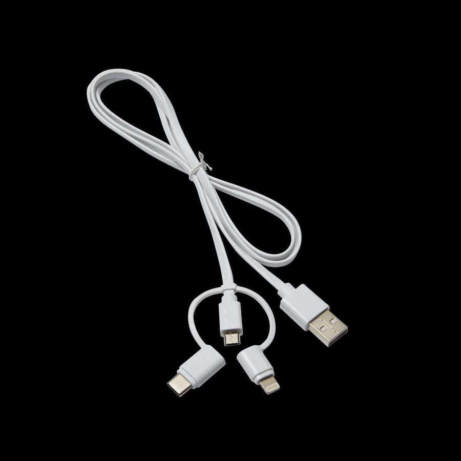 Bricocenter 1MT MICRO USB / A TYPE USB CABLE + LIGHTNING + C TYPE USB ADAPTER