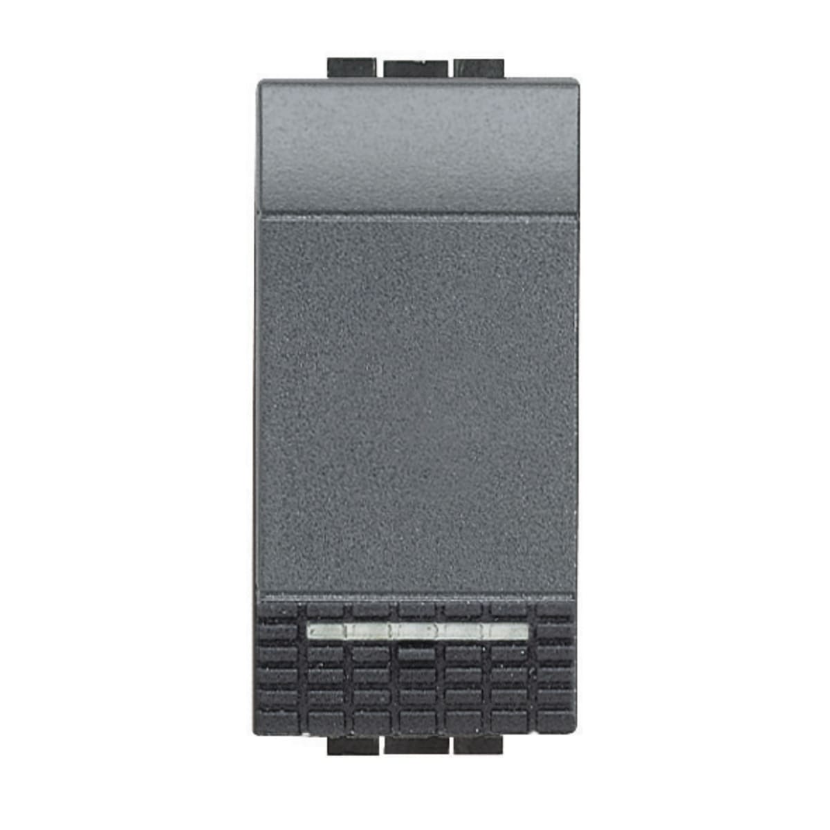 Bricocenter LIVING LIGHT 10A ANTHRACITE BUTTON