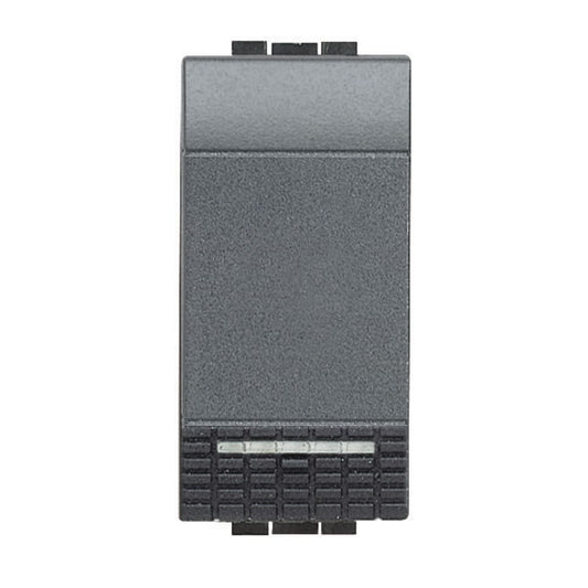 Bricocenter LIVING LIGHT 10A ANTHRACITE BUTTON