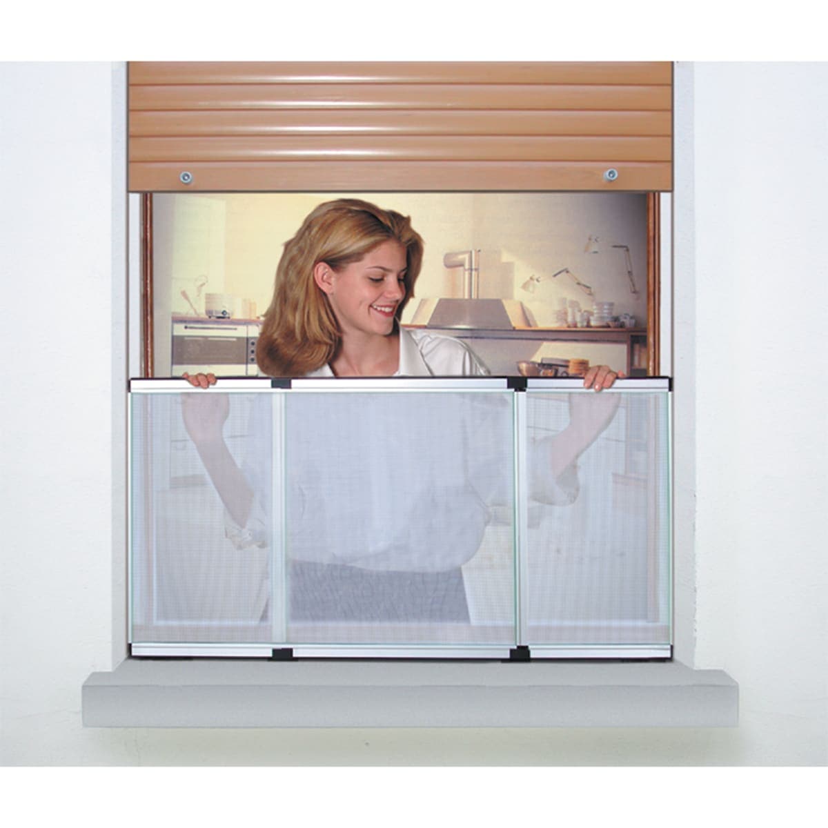 EXTENSIB INSECT SCREEN ALL FRAME H70XL100-ALUMINIUM H70XL100-192CM - best price from Maltashopper.com BR410210168