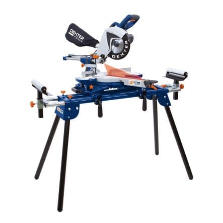 DEXTER TU1650 MITRE SAW STAND DIMENSIONS 1000X580MM HEIGHT 810MM EXTENDABLE 194 CM - best price from Maltashopper.com BR400001745