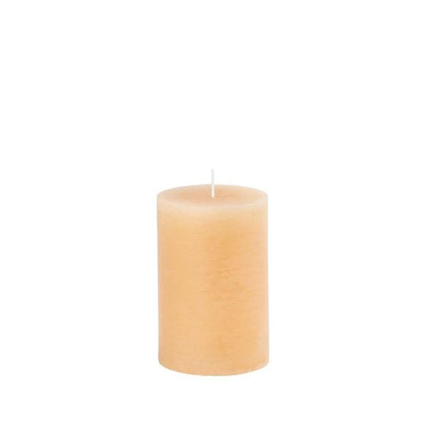 RUSTIC CANDLE COGNAC 8X12CM