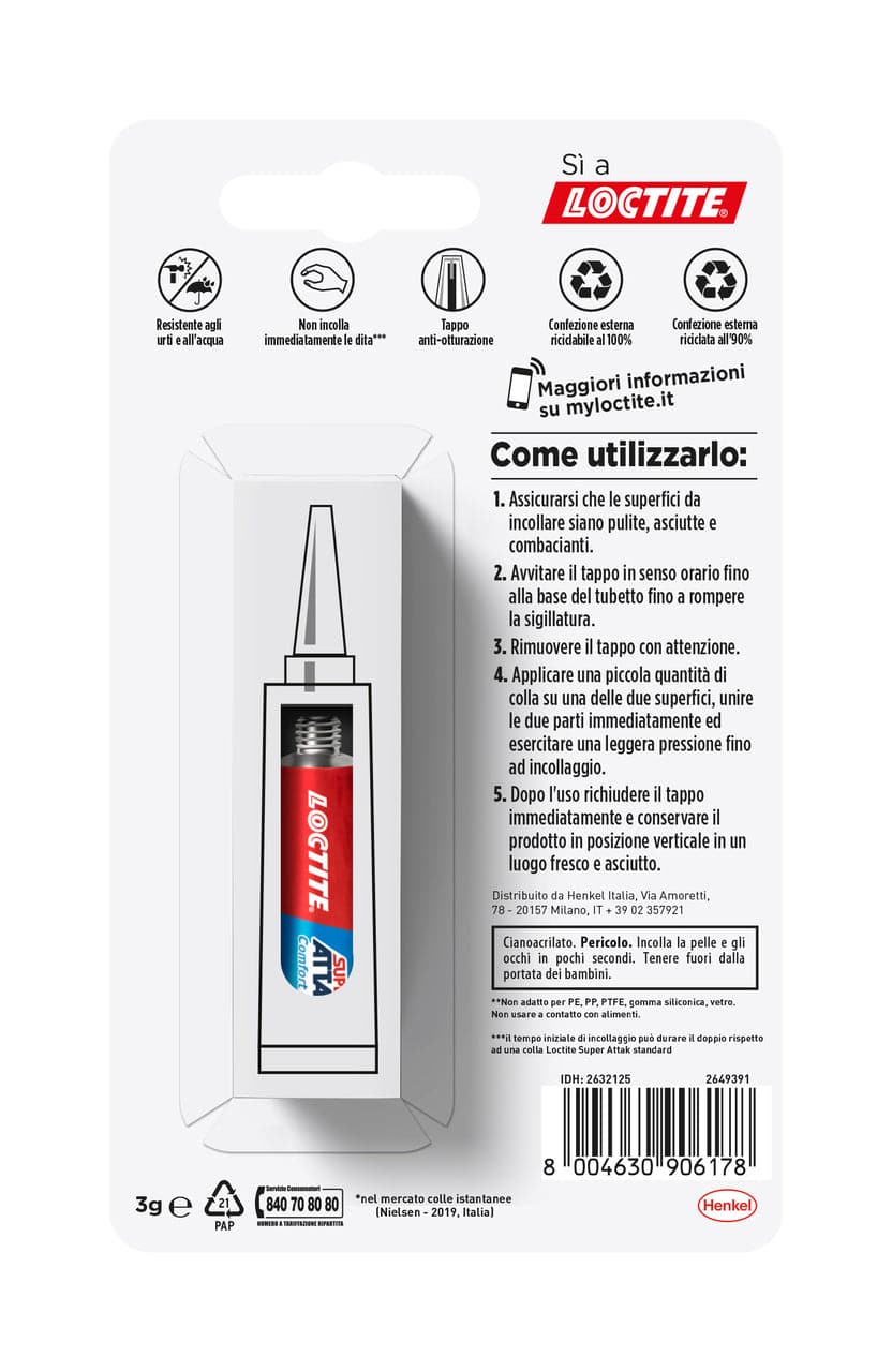 SUPER ATTAK POWER EASY INSTANT GLUE 3 GR - best price from Maltashopper.com BR470000155