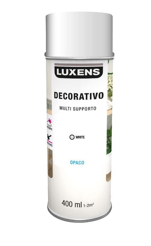 Bricocenter SPRAY MATT WHITE 400 ML LUXENS