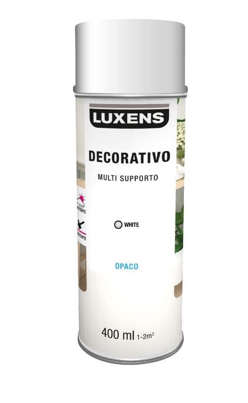 SPRAY MATT WHITE 400 ML LUXENS