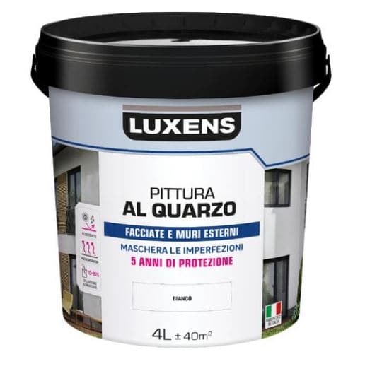 Bricocenter QUARTZ PAINT WHITE LT 4 LUXENS